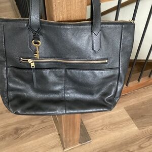 Fossil black Shoulder bag/ tote